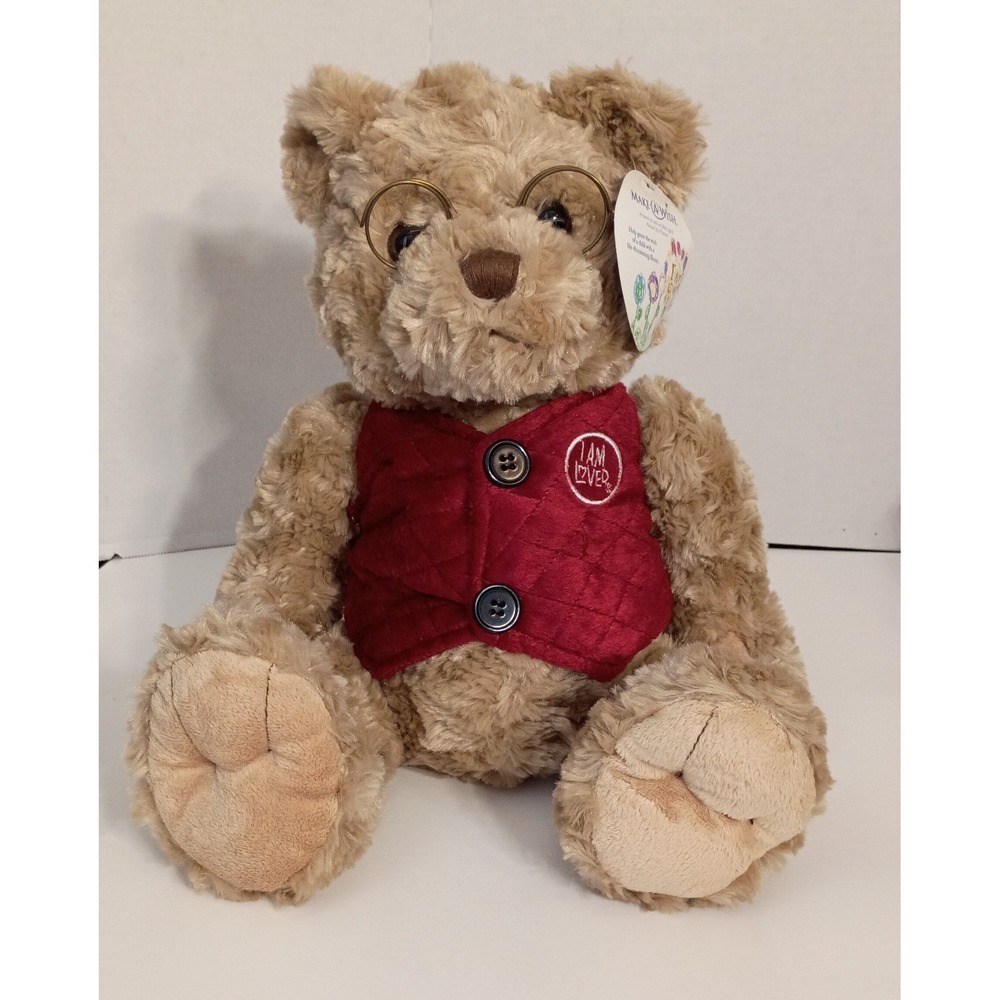 Helzberg Diamonds Limited Edition 15" Plush I Am‎ Loved Bear Make A Wish w/ Tags